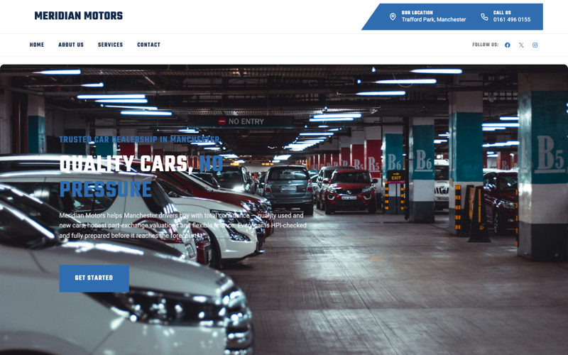 Car Showroom template preview