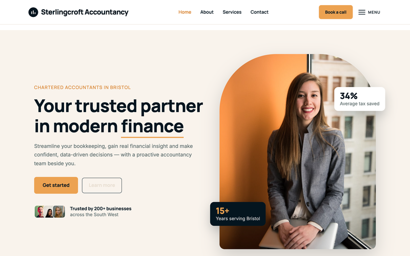 Accounting Firm template preview