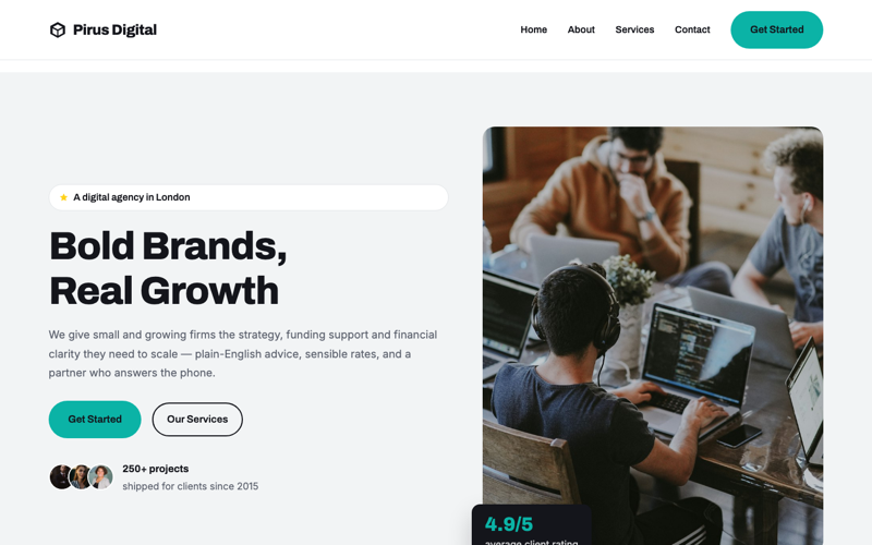 Digital Agency Pro template preview