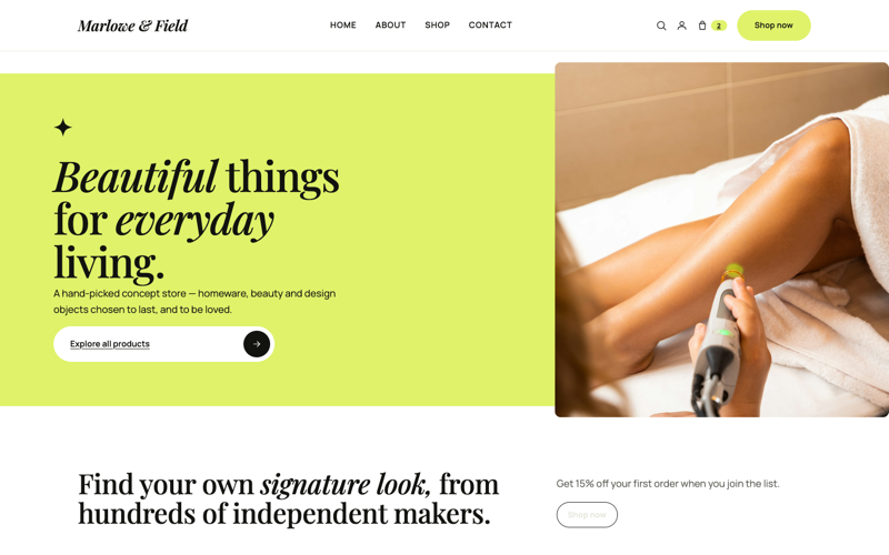 Retail — Bitpan Shop template preview
