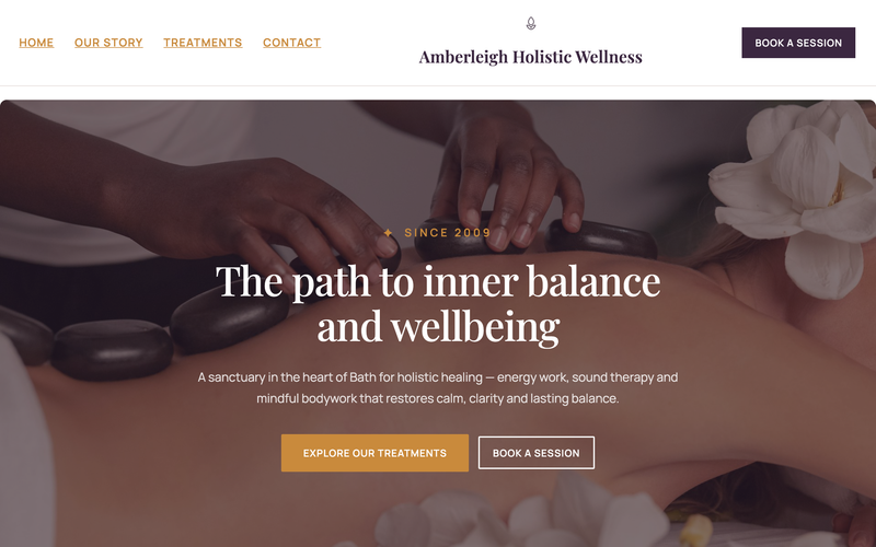 Wellness — Holistiq Holistic template preview
